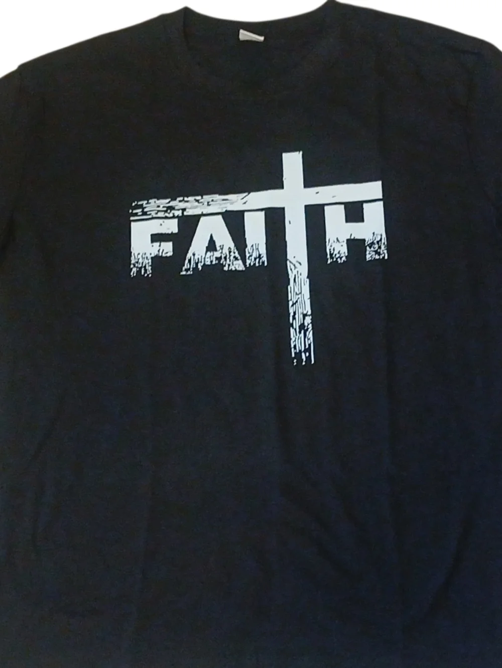Access - NWOT, Men's Black Short Sleeve Christian Tee Shirt, Crew Neck, Size Lg. - Picture 5 of 9